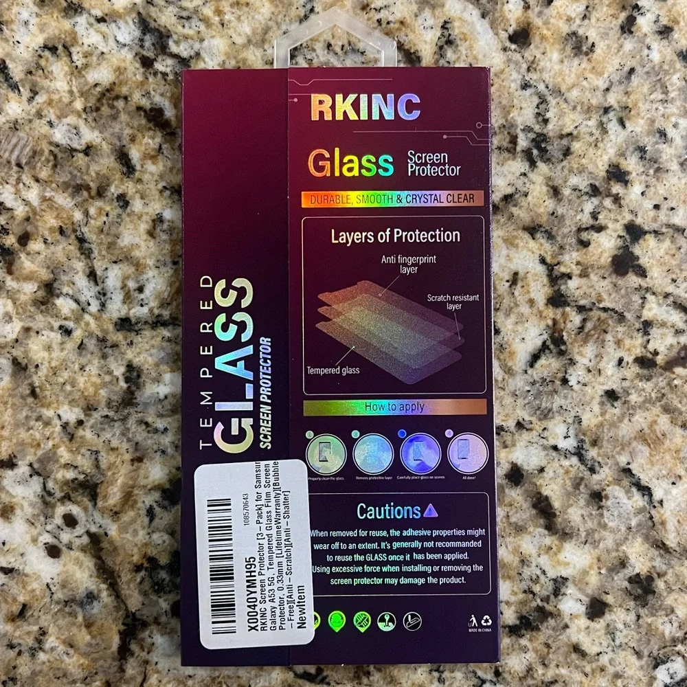 RKINC Tempered Glass Screen Protector